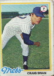 1978 Topps Baseball Cards      621     Craig Swan DP
